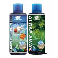 AZOO PLUS Green Water Remover/ Algae Away for Freshwater Aquariums and Ponds