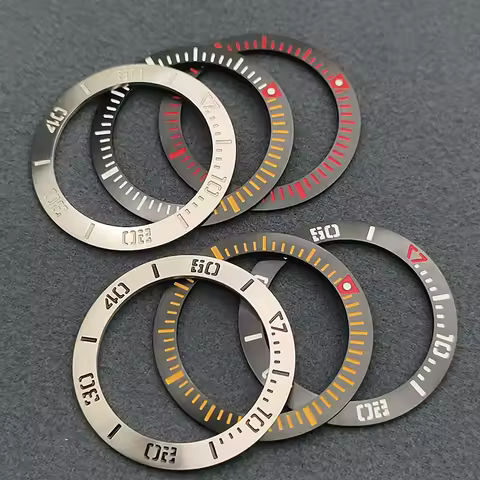 41mm Stainless steel Samurai Bezel Insert Ring Fits For King Samurai SRPF79K1 Watch Case Bezel Inser