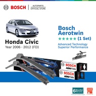 Bosch Aerotwin Retrofit U Hook Wiper Set for Honda Civic FD 8th Gen (26"/22")