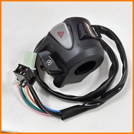 ✧ ▚ ━ Domino Handle Switch For Honda Click with Pssing Light Hazard Light PLug and play