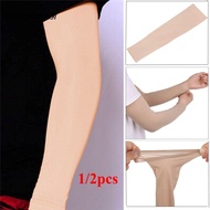 NONEDYODYE9I 1/2 Pcs Tattoo Cover Up Elastic Cycling Sports Sun Protection Forearm Concealer