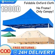 Retractable Folding Canopy Tent with Waterproof Sunshade 2x2m / 3x3m No FrameOnly Canopy