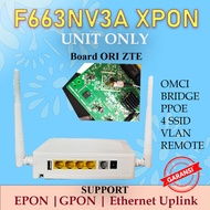 ZTE F633NV3A Xpon Original New Unit Onu Support Epon Gpon Omci Bridge Warranty Unit Only