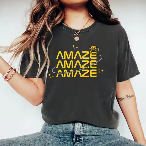 Amaze Amaze Amaze T-Shirt Project Hail Mary Rocky Shirt Unisex Graphic T Shirts Short Sleeve Casual 