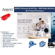 ARENTI 4MP WIFI Video Baby Monitor Kit with LCD Screen (Alnanny A4 Kit Plus) - Pan/Tilt Baby Camera 
