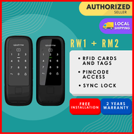 Igloohome Bundle - Rim Lock Metal Gate 2 (RM2) + Wooden Door Rim Lock (RW1) Free Installation + Delivery