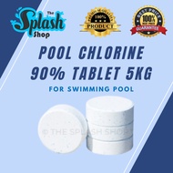 𝐂𝐇𝐋𝐎𝐑𝐈𝐍𝐄 - Pool Chlorine 90% Tablet -3KG  for Swimming Pool