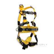 Industrial Full Body Safety Harness Yellow | Fall Arrest Work Positioning Tower Ladder Climbing Prot