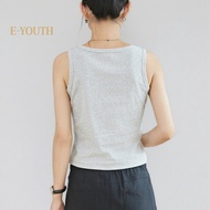 Eyouth 13102 Women's Sleeveless Tops T-Shirt in Soft and Comfortable Various Colors