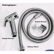 Toilet Jet Shower Washer Bidet Washing Spray Bidet Spray Bidet Spray Set - VPR - Silver Color - Sing