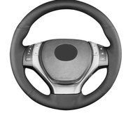 Hand-stitched Black PU Artificial Leather Car Steering Wheel Cover for Lexus GS 300h  RX 350 F Sport