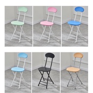 Foldable Chair Folding Chair OfficeHousehold Dining Chair Portable Back Lightweight Student Dormitory Chair