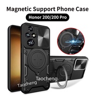 Armor Alloy Support Phone Case For Honor 200 400 Pro Lite 20Pro Honor200Pro 5G 2024 Casing Shockproo