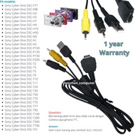 Kabel Cable USB AV Audio Video RCA Digital Camera Sony Cyber-Shot DSC-F77, F88, G3, H3, H7, H9, H10,