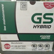 AKI MOBIL / BATTERY GS ASTRA TYPE HYBRID NS70 12VOLT-65AMPER - SUKU CADANG MOBIL