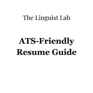 ATS-Friendly Resume Guide