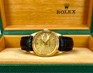 Rolex Date 18K黃金 Ref:15038 金面 34mm