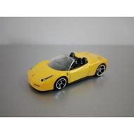 Hot Wheels Ferrari 458 Spider yellow loose
