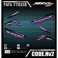 Striping Mio J Variation RACING 01 sticker variation sticker lMIO J Hv2