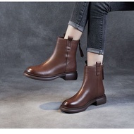 Chelsea Boots Western Short Boots Women Retro Rad Martin Boots Women