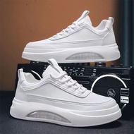 2024 Korean White Shoes For Men Original Chunky Sneakers For Men Light Weight Rubber Sports Men Shoe