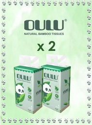 OULU - OULU - 環保純竹漿 3 層袋裝面紙(4包裝X100抽) (2 袋優惠裝）