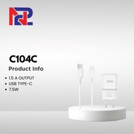 OLIKE C104C Charger Adapter USB Type C 1.5A Output Max 5V/