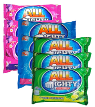 PACK OF 3 or 6 All Mighty Extra Strength Powder Detergent   1kilo Affordable Laundry Soap with Fabric Conditioner 1 Kilo per pack