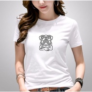Groly distro t-shirt t-shirt adult women's t-shirt viral women's t-shirt Doggy image casual cotton c