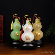 To Decorations to New Home Decorations Gifts Gourd Housewarming Wealth Home Fu Lu Fu Glazed Ruyi Sou