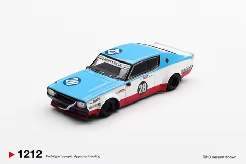 MINI GT 1:64 Hyundai/RX-7 RE-Amemiya/TG184 #20/Countach 25th/Supra VeilSide/Mustang Dark Horse #24 D