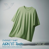 Yambo Premium Oversize T-Shirt with Airknit Tech | Sage Sage Sage