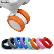 TREA 8 Pcs Suitcase Wheels Protector Cover Replacement Luggage Wheel Covers Silicone Luggage Wheels 