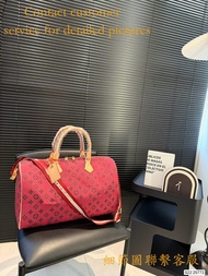 [LuLu Detailed Picture Contact Customer Service] Size 45 * 26cm Travel Bag Silk Printing Handbag Gra