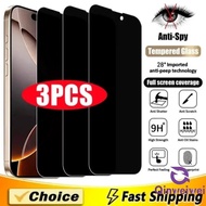 3-1Pcs Anti-Spy Privacy Tempered Glass for Huawei Nova Y61 Y70 Y90 Y72 Y71 9se Y6p 7i Y7P Y7a Y7 Y6 