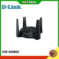 D-LINK DIR-X6080Z AX6000 2.5GBPS LAN Multi Gigabit Wi-Fi 6 Mesh Router