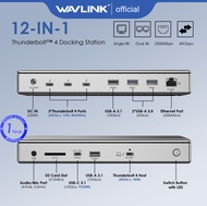 WAVLINK Thunderbolt 4แท่นวางมือถือ98W PDจอแสดงผล8K หรือ Dual 4K สำหรับ MacBook Pro/Air Thunderbolt 4