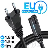 European 2 Pin To C7 Power Cord - EU Plug 2-Prong AC Supply Cable Plug Power Cord - For Computer, La