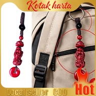 【READY STOCK】2026 Zodiac Keychain Pendant/Car Hanger Gift/Cinnabar Lotus Phoenix Amulet Keychain/Goo