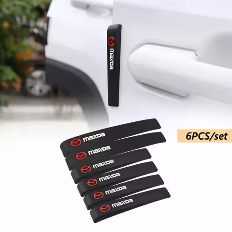 Car Door Side Protective Stickers Scratch Resistant for Mazda Atenza Protege CX3 RX7 626 CX9 Spoiler