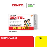 Zentel Tablet (200mg/4s)