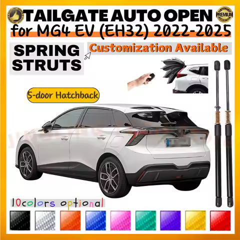 Qty(2) Trunk Struts with Spring for MG4 EV (EH32) Hatchback 2022-2025 With Spoiler Rear Tailgate Lif