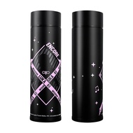 Original Hatsune Miku Thermos Steel Water Bottle Led Display Temperature Sensing Cup Manga Role Kaga