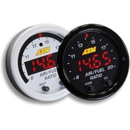 AEM 52mm Wideband UEGO Air Fuel Ratio Sensor Controller Gauge w/White Face Kit