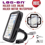 Waterproof Motorcycle Smartphone Holder 5" - 5,5" LOG-ON LO-CRH09