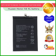 NFS STOCK - Huawei Honor X8 4G battery replacement HB416492ECW