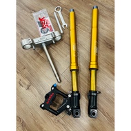 YSS FZ1-38 Up Side Down Fork Adjustable For Yamaha Xmax V1 V2 X-Max 2017-2023 USD Gold For 100MM Cal