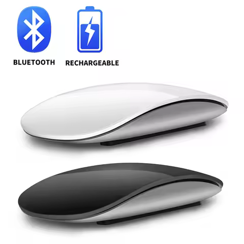 Bluetooth Wireless Mouse Rechargeable Silent Multi Arc Touch Mice Ultra-thin Magic Mouse For Laptop 