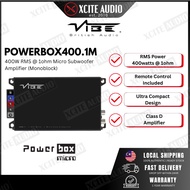 VIBE POWERBOX 400.1M-V7 - 1Ohm Stable Micro Car Subwoofer Amplifier | 400W RMS