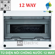 Tủ điện phân phối chống nước 2 WAY 3 WAY 5 WAY 8 WAY 12 WAY chuẩn IP65 (HT Series) (M2)